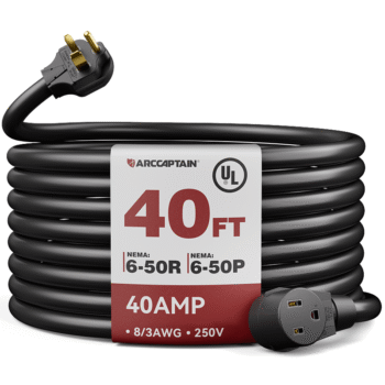 40 Amps 220V Power Extension Cord Heavy Duty Welding Cord