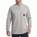 Arccaptain 100% Cotton FR Welding Shirt Long Sleeve Work Shirts