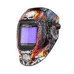VisionMax X200 Large Viewing Screen Welding Headgear Skull Knight