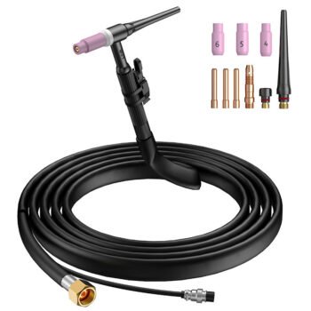 Arccaptain HF Air Cooled WP-17V TIG Torch for MIG205MP Welding Machine
