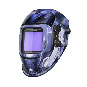 VisionMax X200 Large View 3.94"X3.66" Welding Helmet Interstellar Soldier
